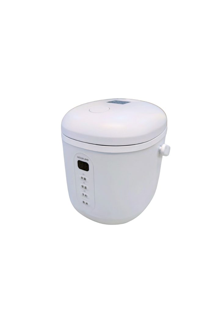 Nồi cơm điện Koizumi với thiết kế quai xách tiện lợi